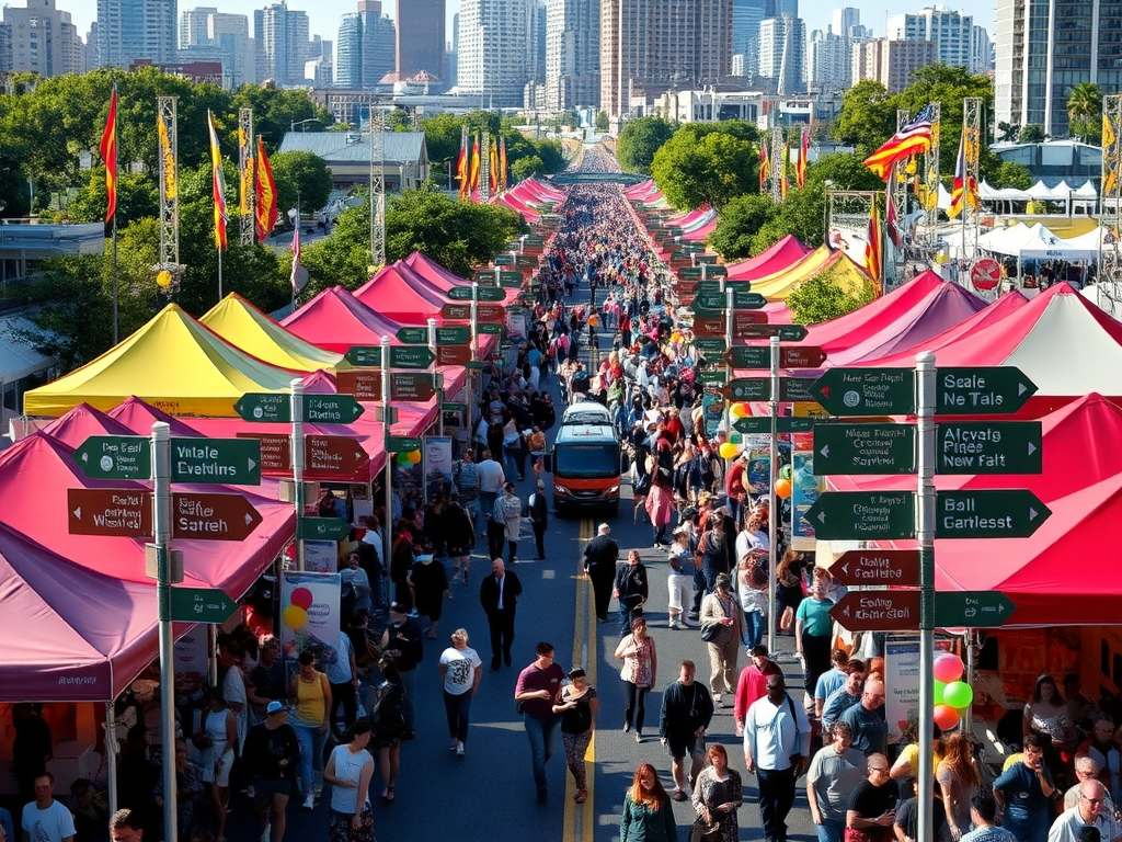 Organizacja ruchu podczas festynu plenerowego