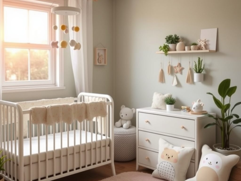 Bezpieczne dekoracje w pokoju niemowlaka: jak wybrać trwałe i przyjazne materiały dla maluszka