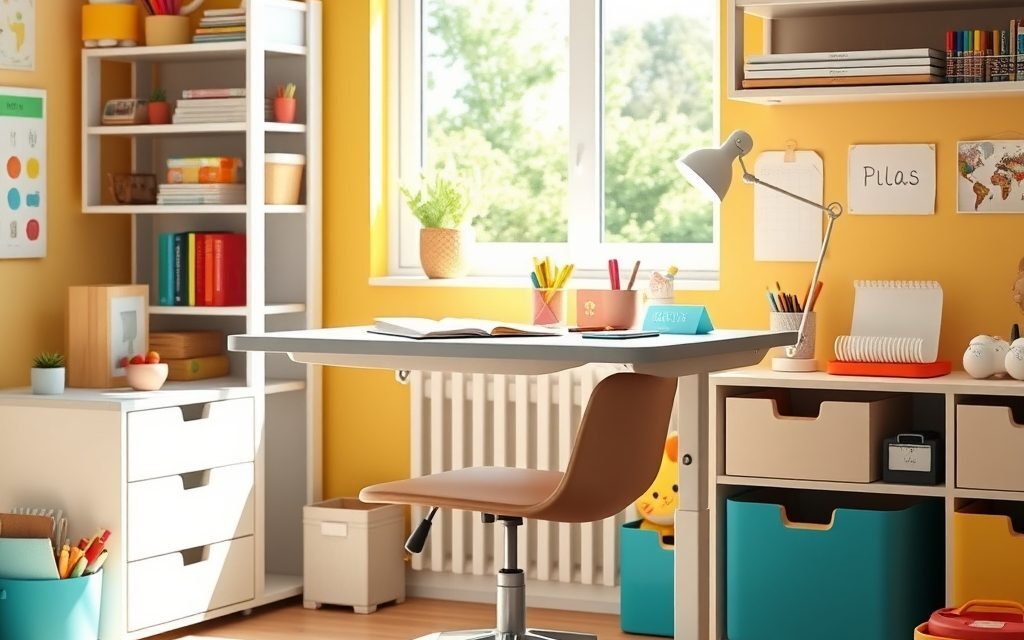 Jak wybrać biurko dla dziecka, które rośnie razem z nim i wspiera zdrową postawę podczas nauki