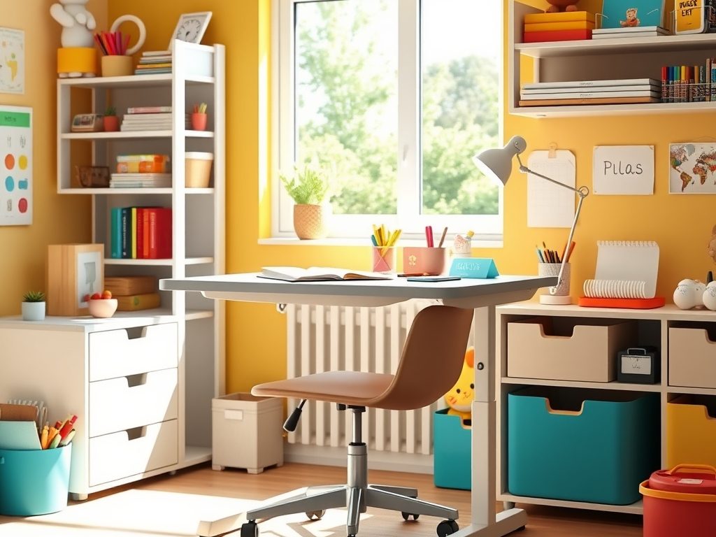 Jak wybrać biurko dla dziecka, które rośnie razem z nim i wspiera zdrową postawę podczas nauki