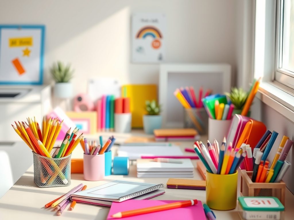 Organizacja przyborów na biurku dziecka: jak stworzyć trwały porządek sprzyjający nauce i koncentracji