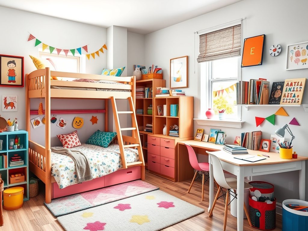 Pokój rodzeństwa: jak połączyć funkcjonalność, prywatność i indywidualny styl w jednej przestrzeni