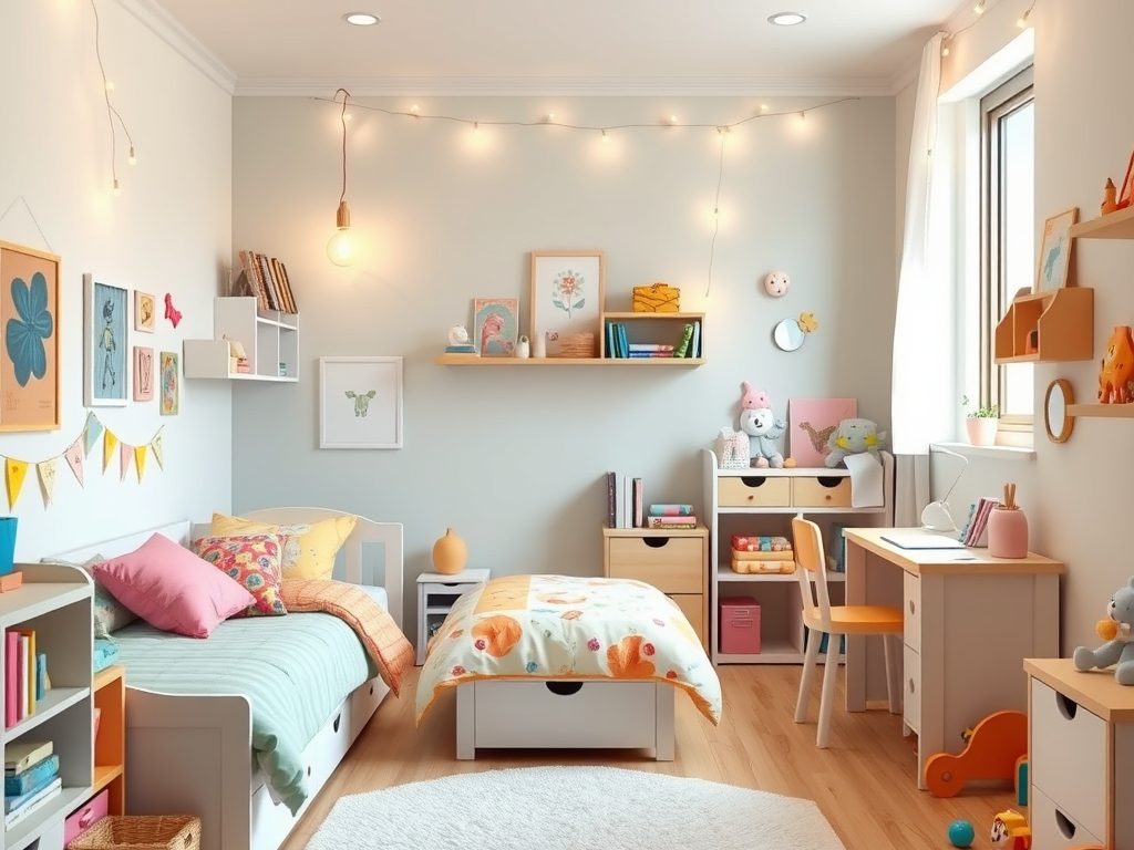 Strefy w małym pokoju dziecka: jak zaplanować funkcjonalną przestrzeń snu, nauki i zabawy
