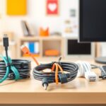 Organizacja kabli przy biurku dziecka: jak bezpiecznie i estetycznie uporządkować przewody