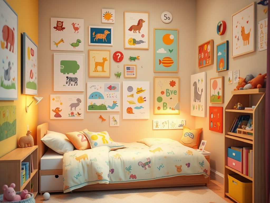 Jak wybrać plakaty i obrazki do pokoju dziecka, by łączyły dekorację z rozwojem malucha