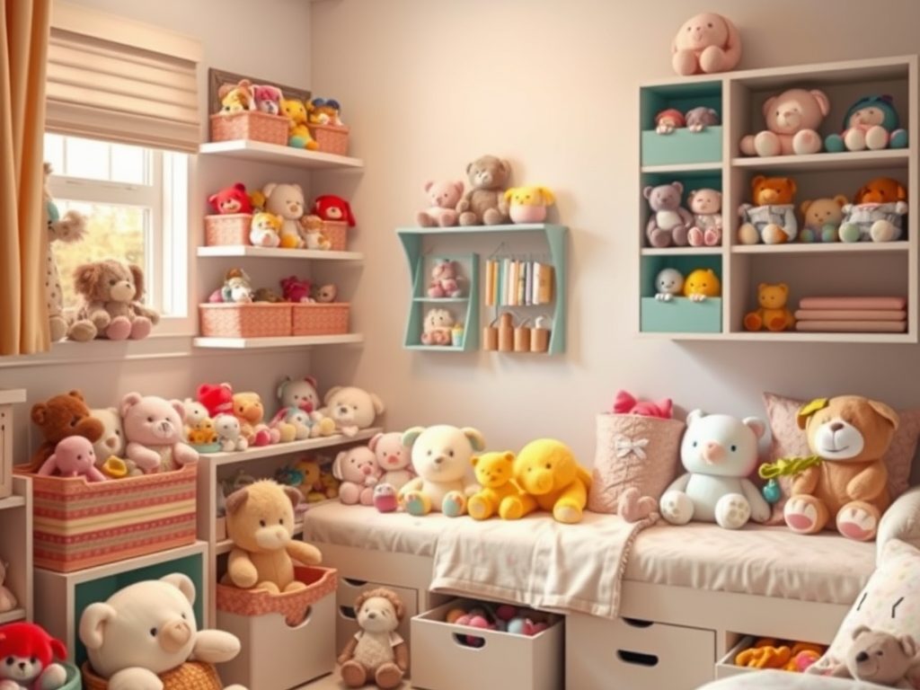 Przechowywanie pluszaków: praktyczne pomysły na porządek i wygodę w pokoju dziecka