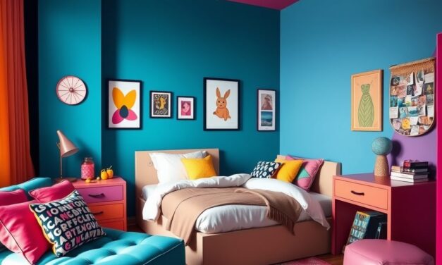 Kolory do pokoju nastolatka: jak wybrać barwy łączące styl, funkcjonalność i trwałość aranżacji