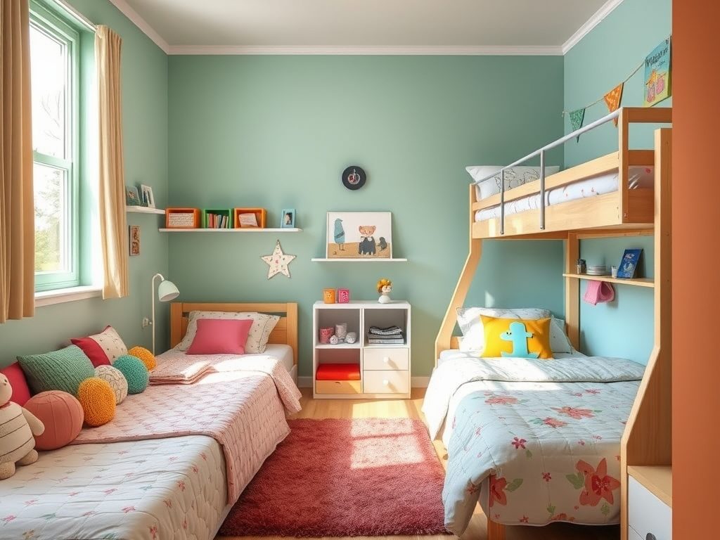 Łóżko piętrowe dla rodzeństwa czy dwa osobne – jak wybrać bezpieczne i funkcjonalne rozwiązanie do wspólnego pokoju dziecięcego