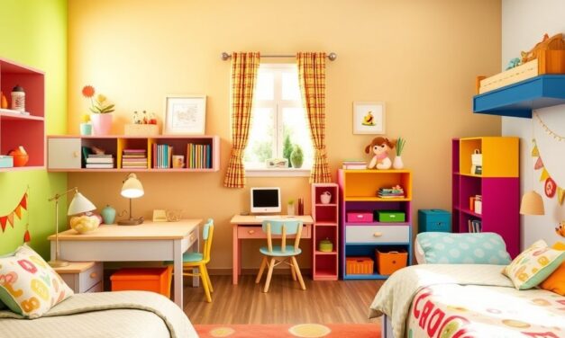 Jak funkcjonalnie podzielić pokój rodzeństwa: praktyczne sposoby na organizację przechowywania i stref użytkowych