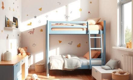 Łóżko piętrowe dla dziecka – kiedy warto wybrać i jak zadbać o bezpieczeństwo oraz komfort użytkowania